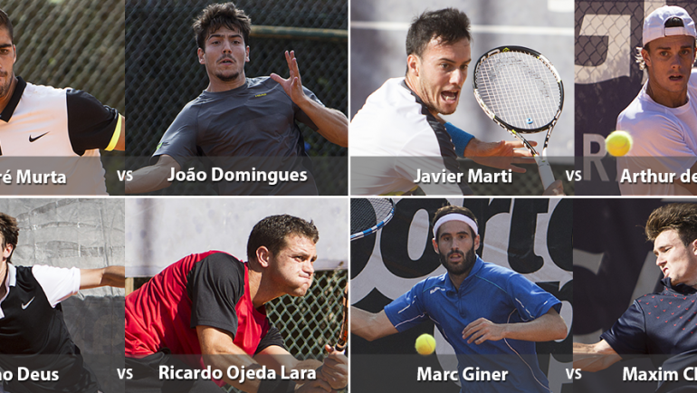 Está encontrado o top-8 do Porto Open 2015