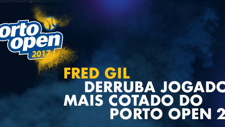 Fred Gil derruba jogador mais cotado do Porto Open 2017