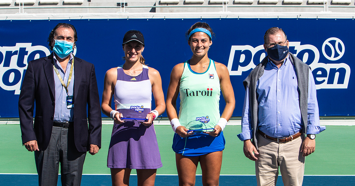 Dupla Carolina Meligeni Alves/Marina Bassols Ribera triunfa no Porto Open 2020