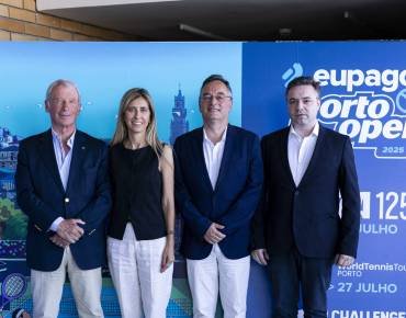 Cerimónia de apresentação do Eupago Porto Open 2025