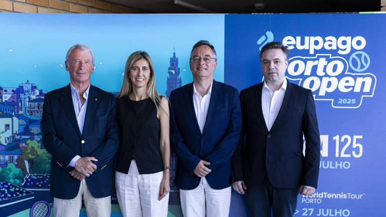 Cerimónia de apresentação do Eupago Porto Open 2025
